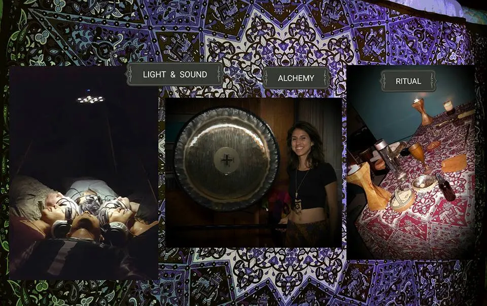 Flyer for DMT & DNA Activation with Light & Sound Alchemy
